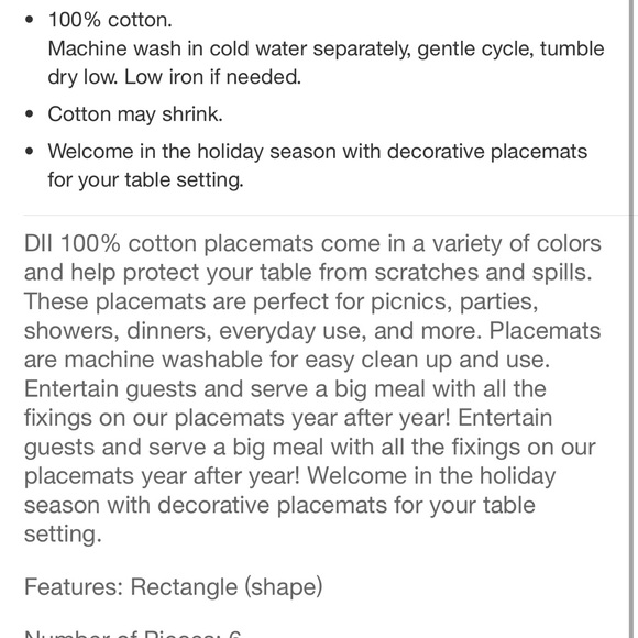 Design import’s placemats - Picture 5 of 6